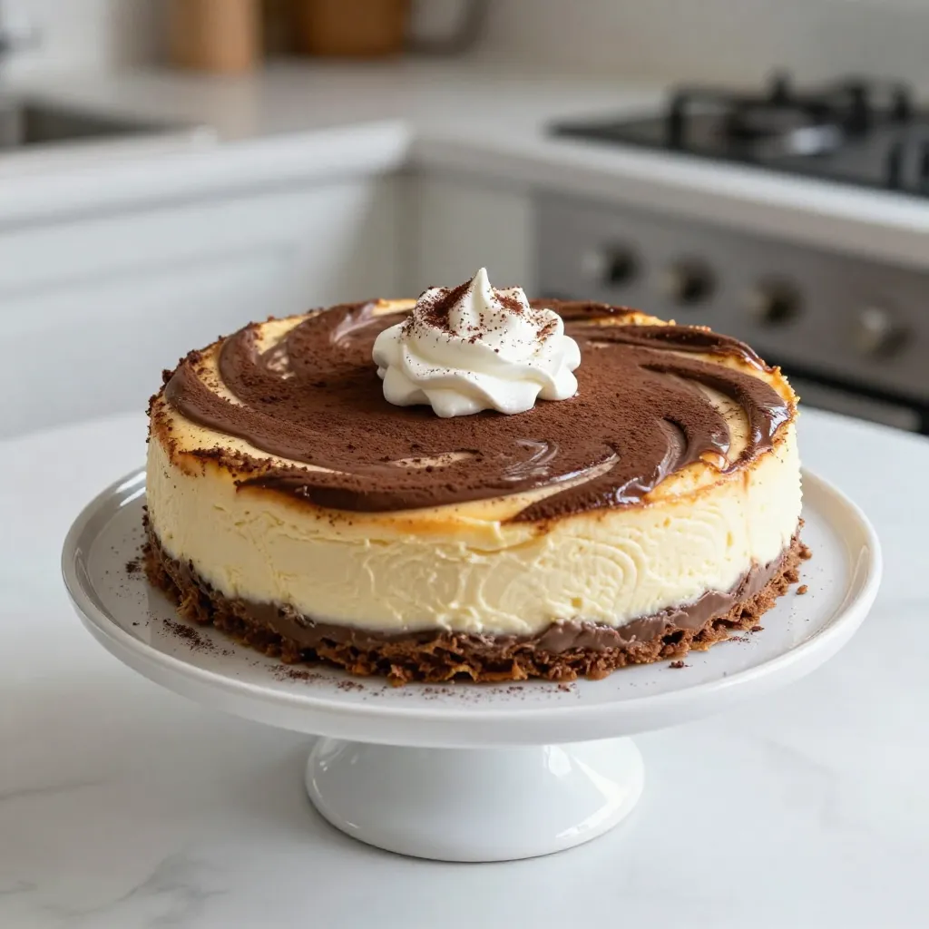 Mocha Swirl Cheesecake Delightful and Simple Recipe