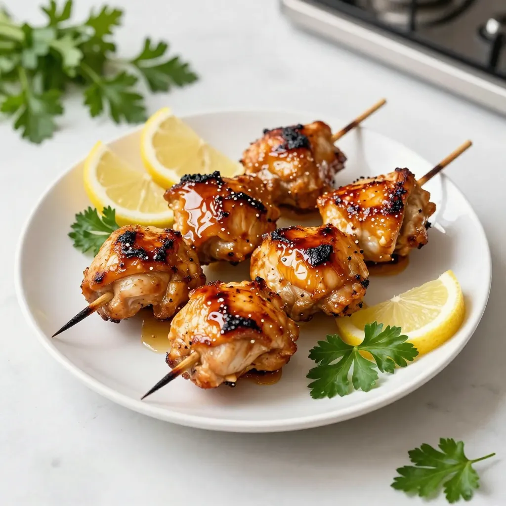 Honey Lemon Chicken Skewers Simple Grilling Delight