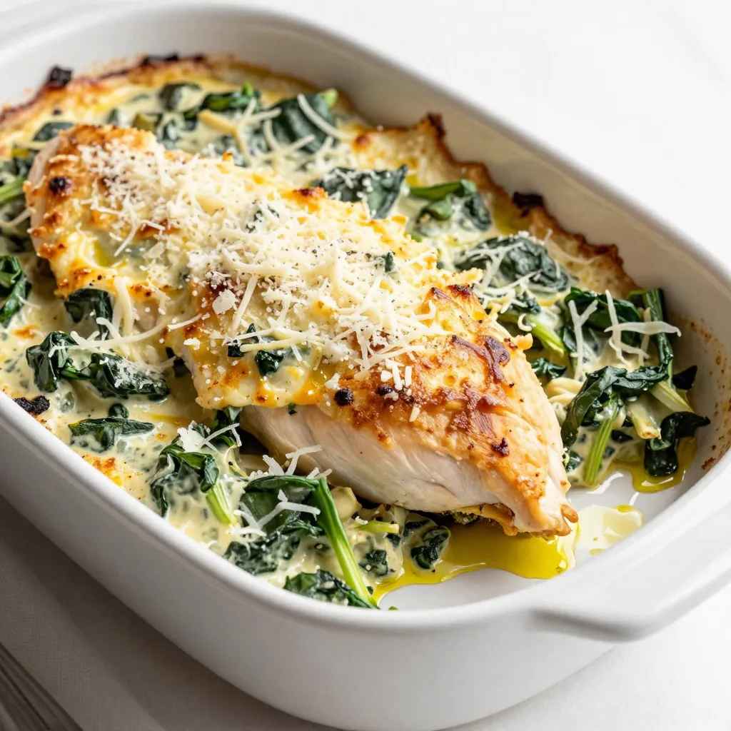 Spinach Artichoke Chicken Bake Easy and Tasty Meal