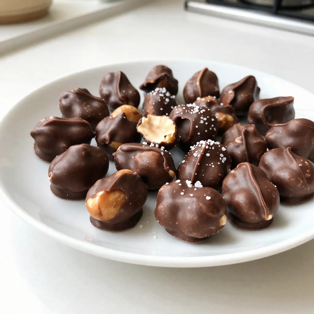 Chocolate Covered Peanut Clusters Simple Sweet Treat