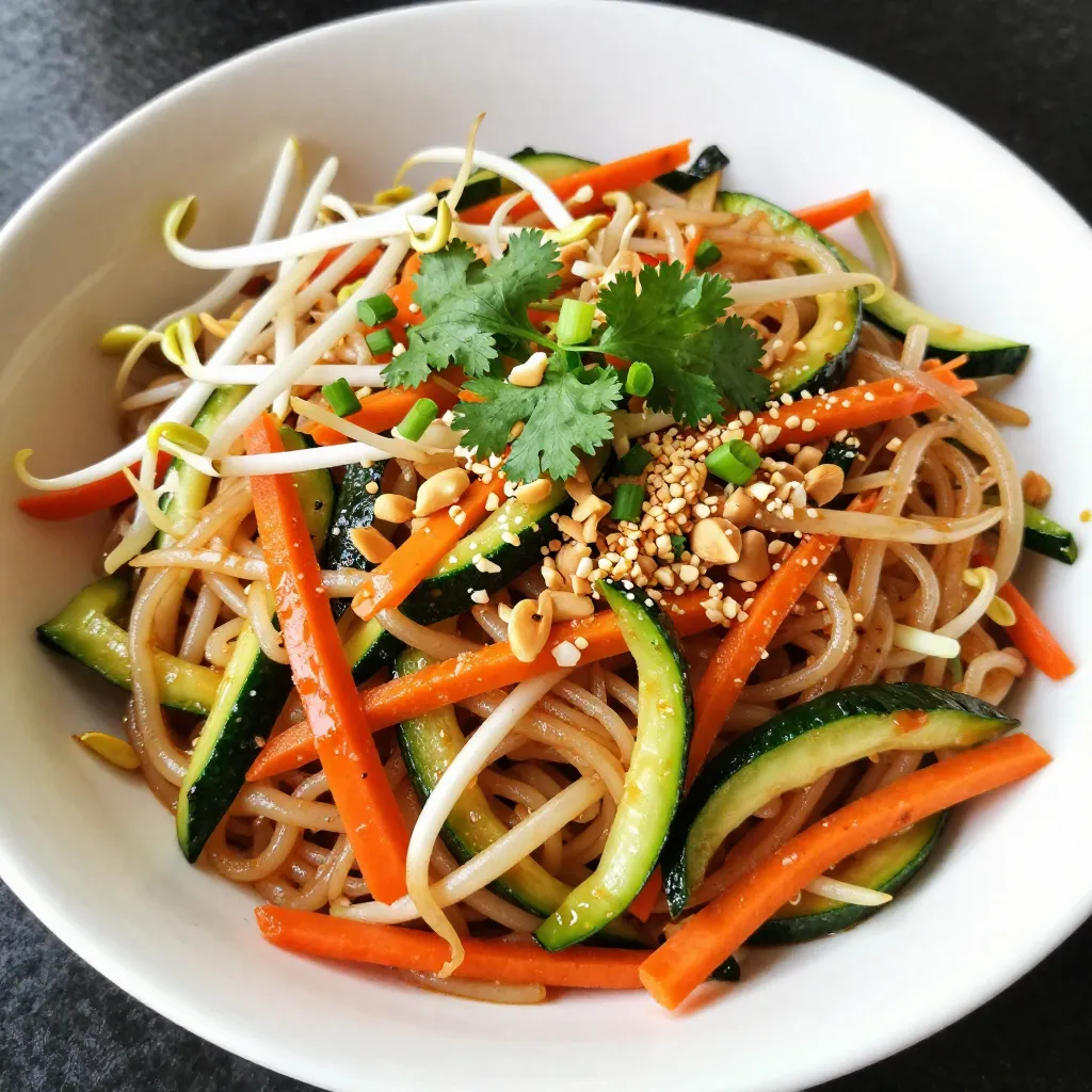 Veggie Loaded Pad Thai Flavorful and Nourishing Meal