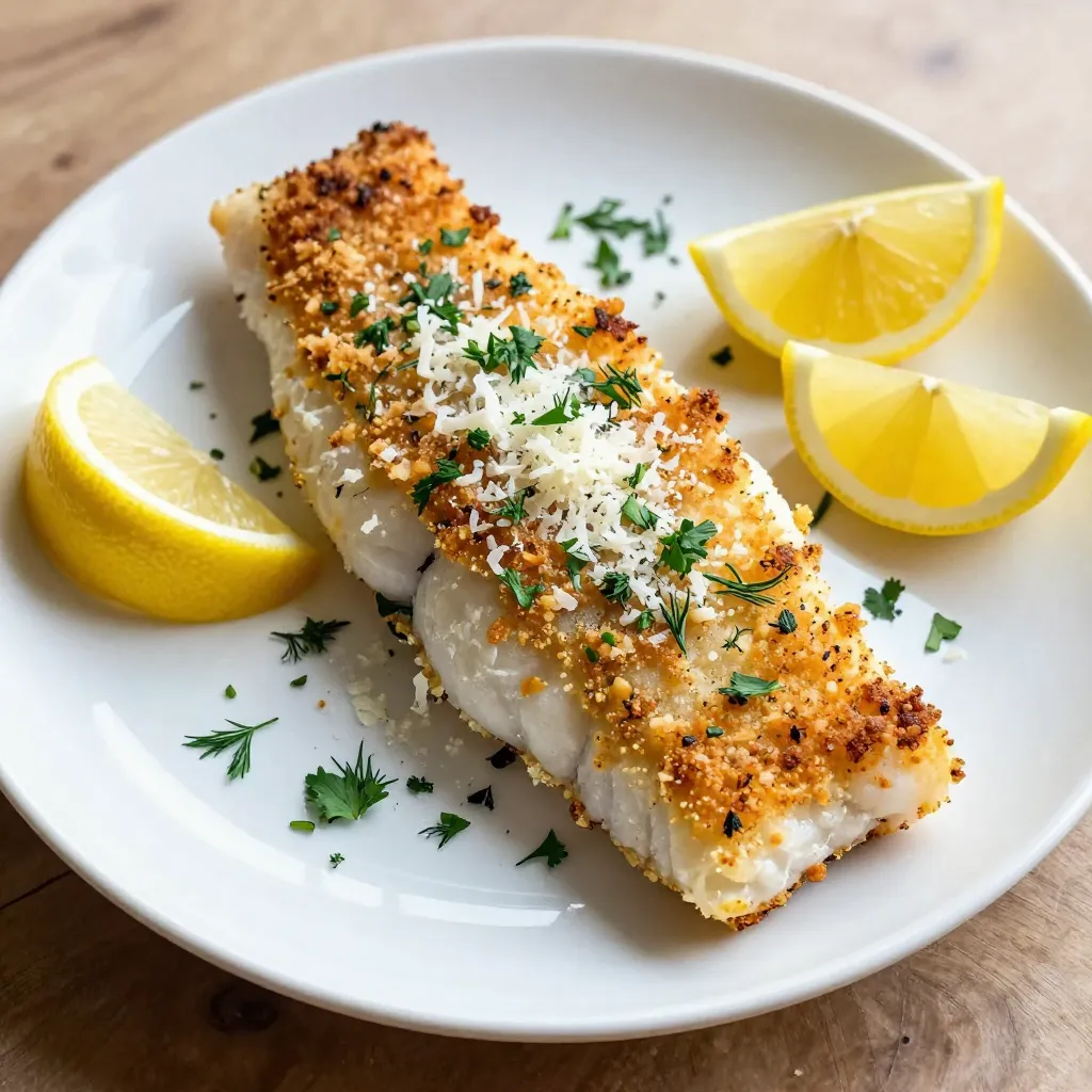 Parmesan Herb Crusted Cod Quick and Tasty Recipe
