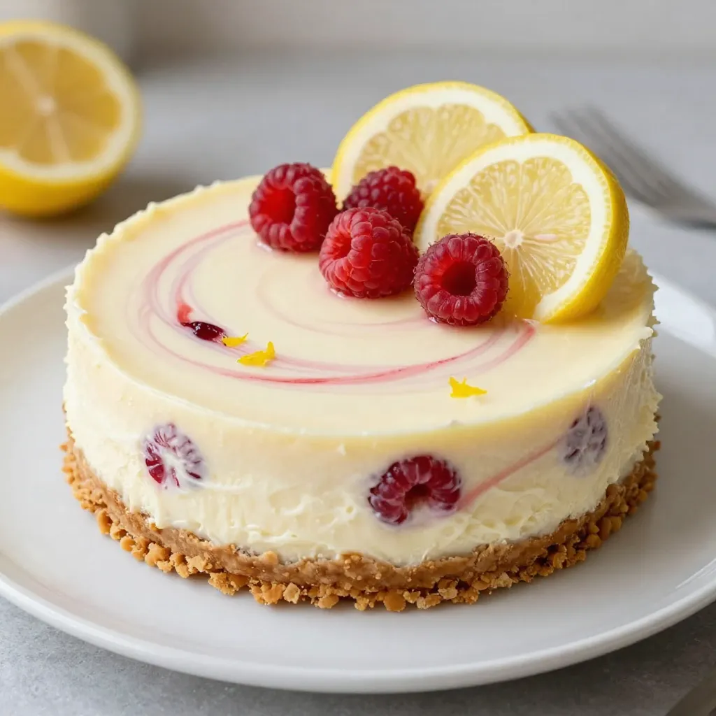 Raspberry Lemonade Cheesecake Delightful and Refreshing