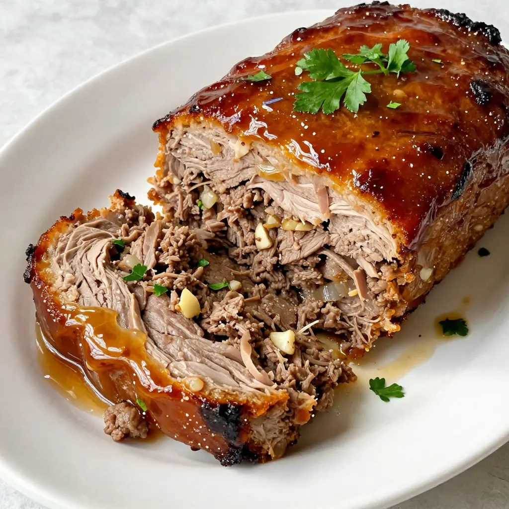 Honey Garlic Glazed Meatloaf Savory and Simple Recipe
