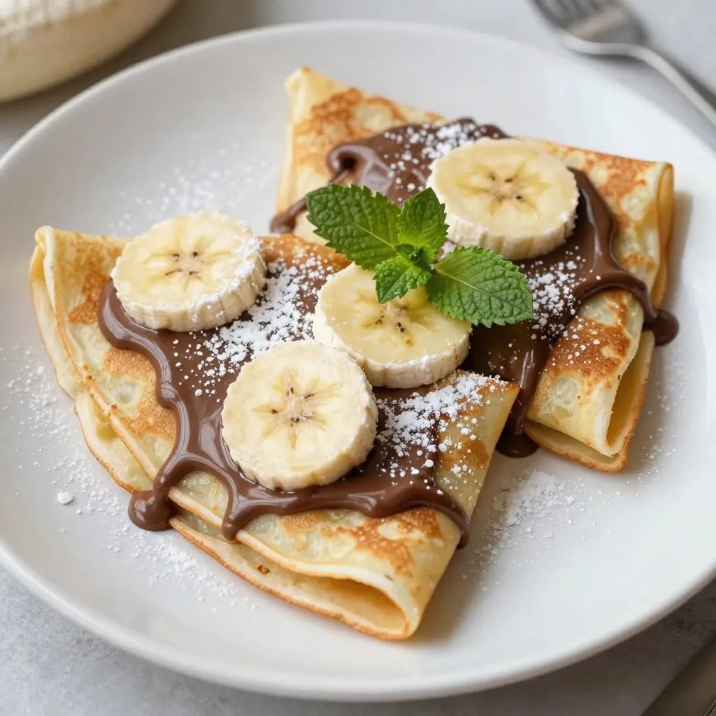 Banana Nutella Crepes Delightfully Easy Recipe