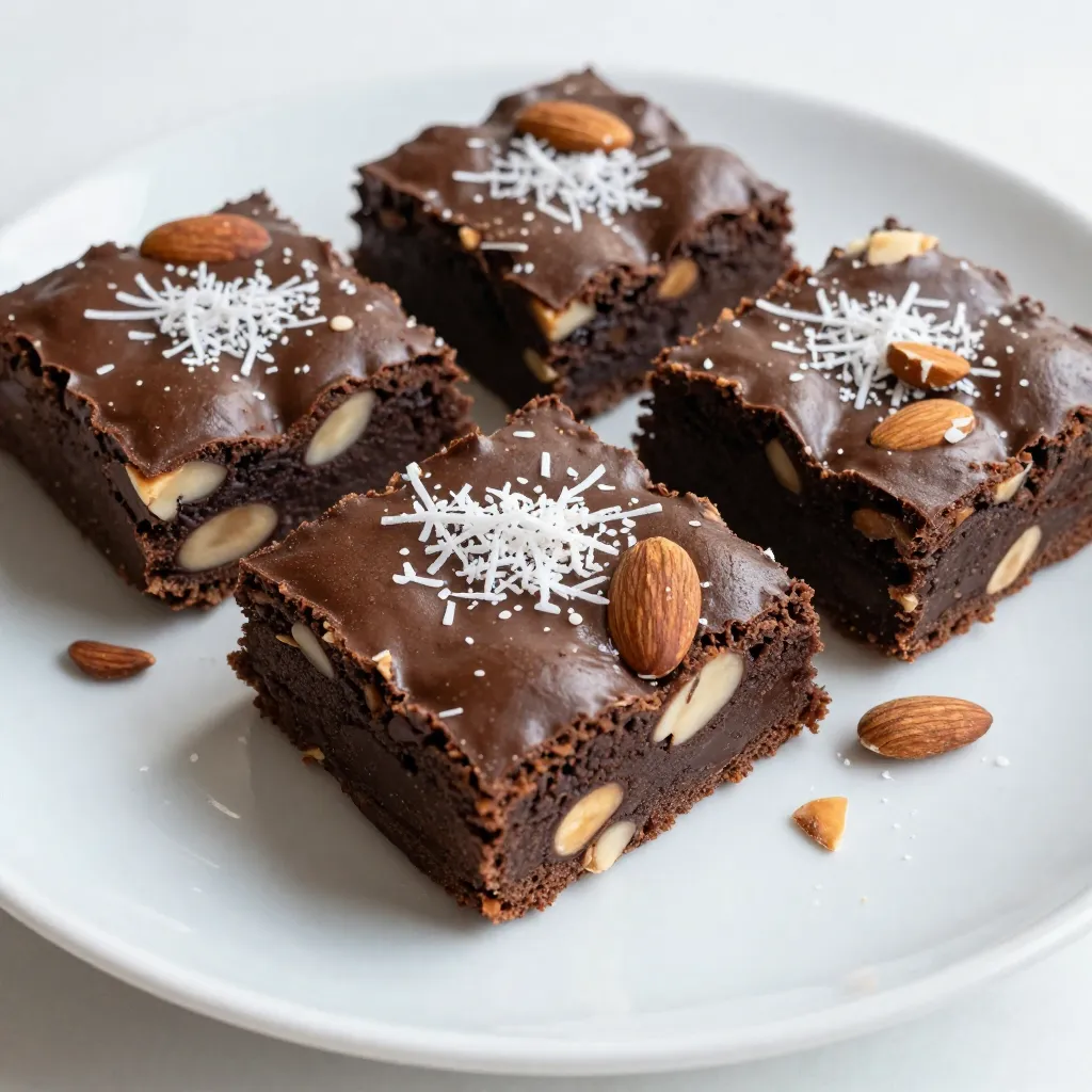 Almond Joy Coconut Brownies Simple and Delicious Treat