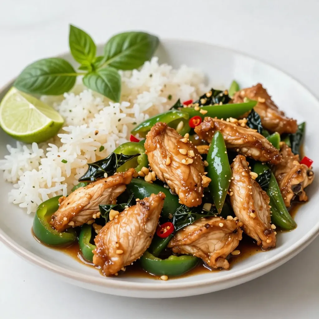 Spicy Thai Basil Chicken Flavorful and Simple Recipe