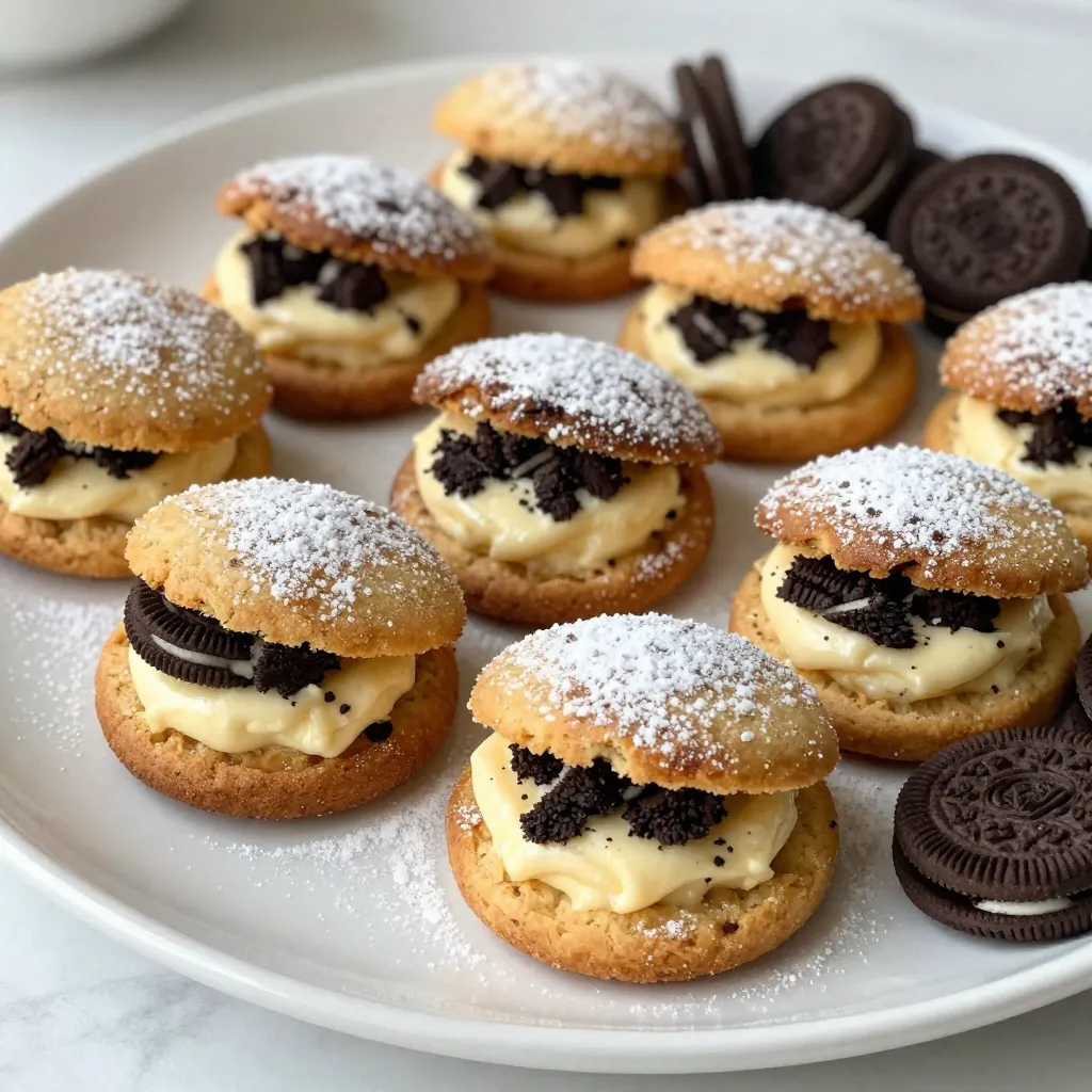 Oreo Cheesecake Stuffed Cookies Delightful Treat Recipe