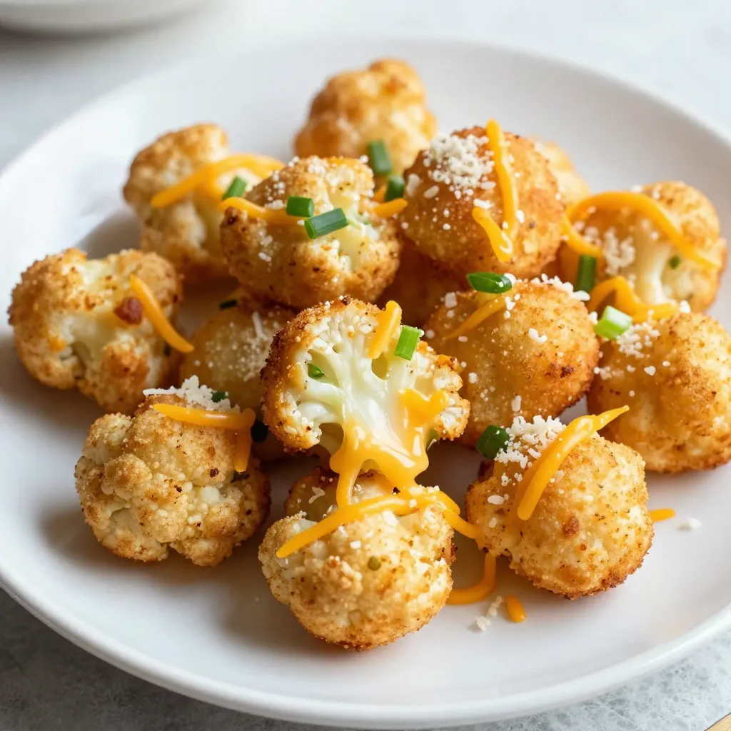 Cheesy Cauliflower Tots Delicious and Simple Snack