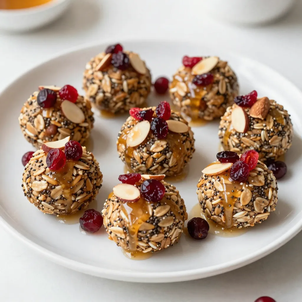 Cranberry Almond Energy Bites Tasty and Healthy Snack