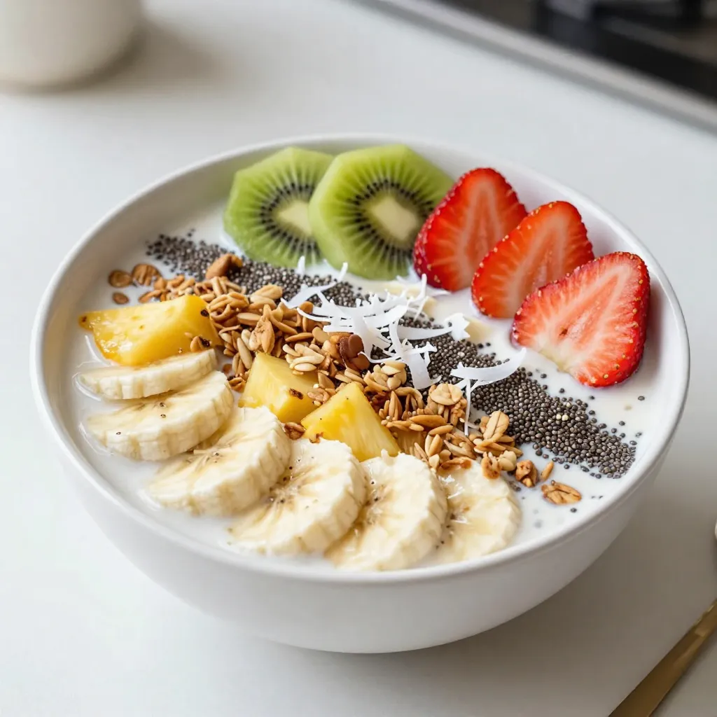 Pineapple Coconut Smoothie Bowl Easy and Refreshing Delight