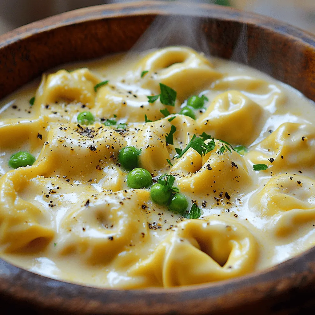 Creamy Tortellini Alfredo Rich and Simple Delight