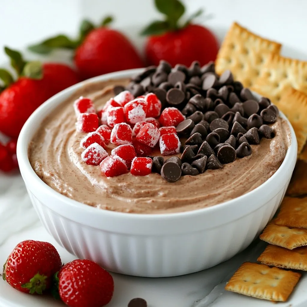Peppermint Mocha Dip Irresistible Holiday Treat