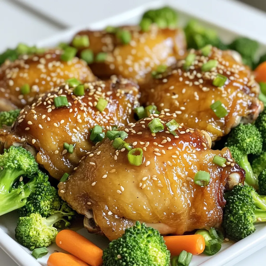 Honey Garlic Chicken Thighs One Pan Savory Delight