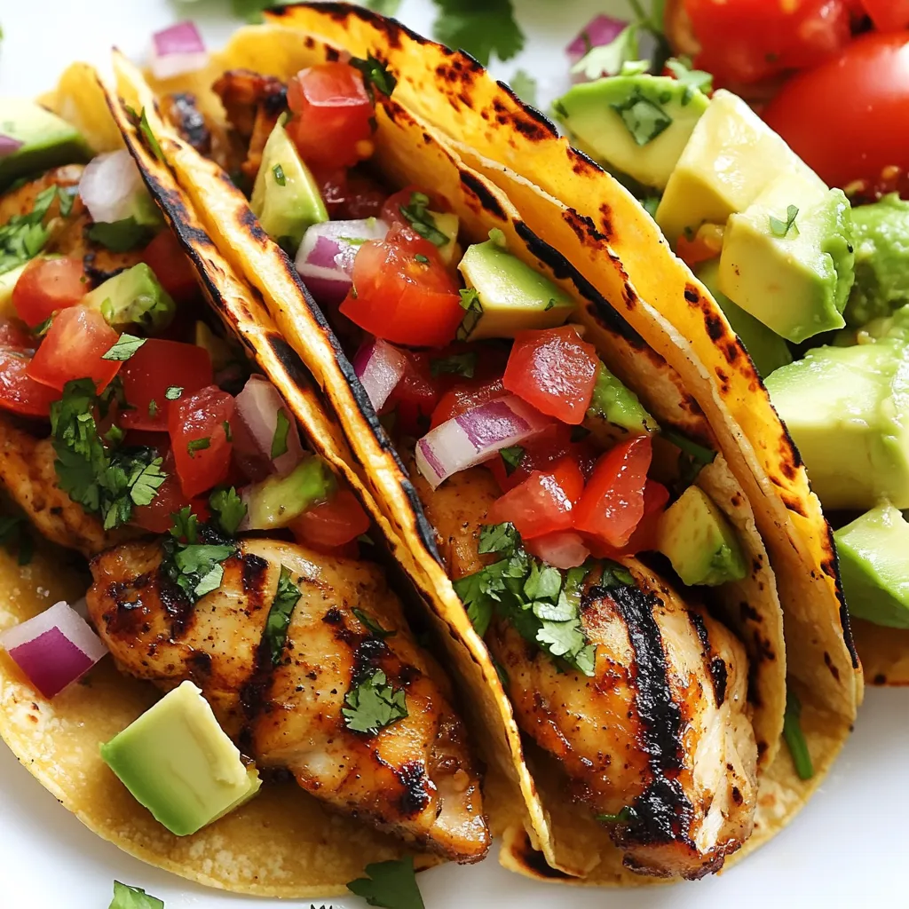 Chipotle Chicken Street Tacos Flavorful and Fresh Dish