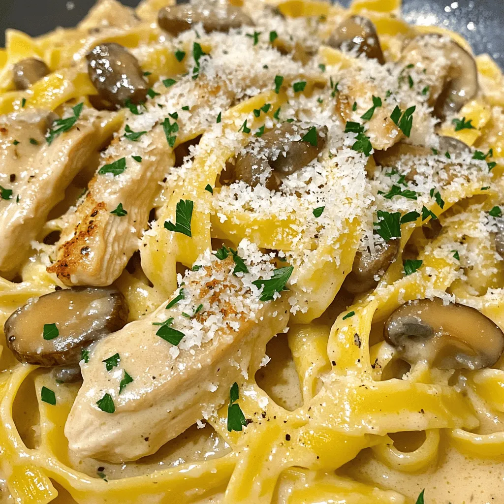 One-Pot Creamy Chicken Marsala Pasta Delight