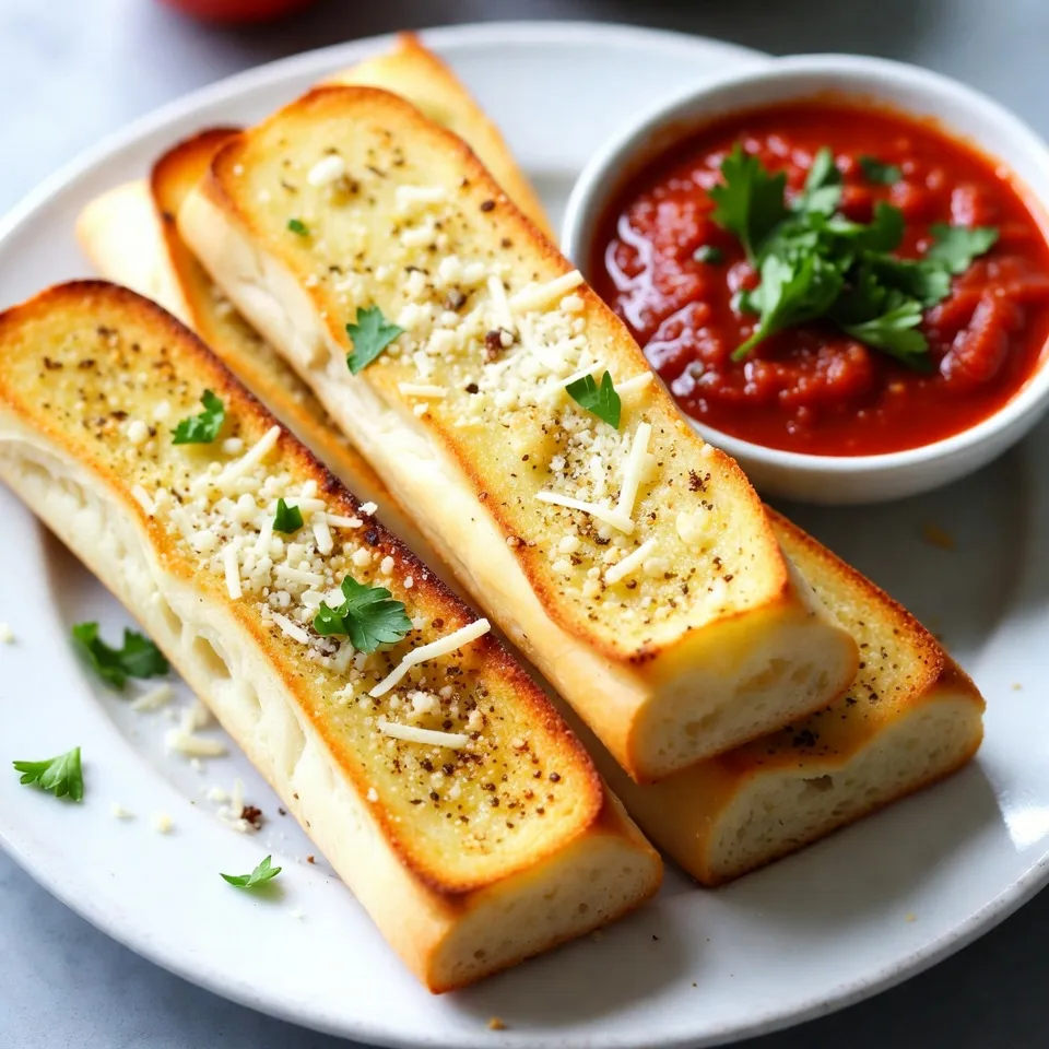 Garlic Parmesan Breadsticks Simple and Tasty Recipe