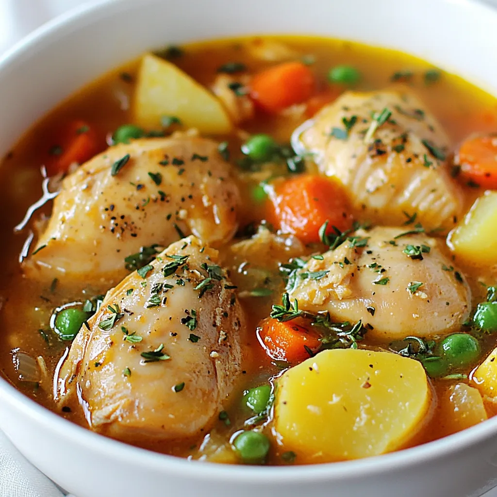 Classic Chicken Stew Comforting and Hearty Recipe