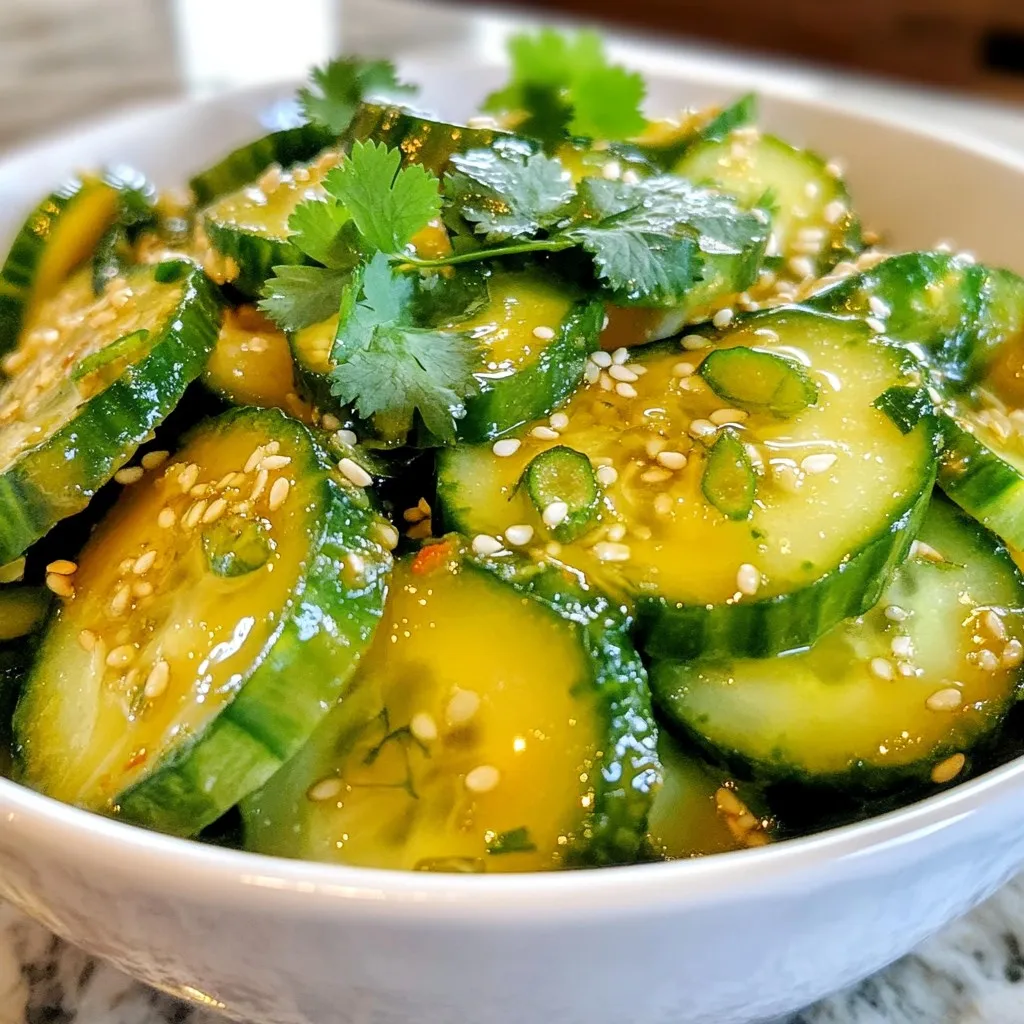 Asian Cucumber Salad Fresh and Crunchy Delight