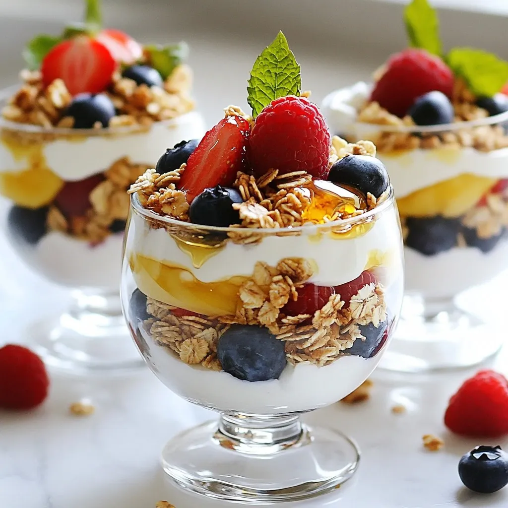 Berry Yogurt Parfait Tasty and Healthy Treat