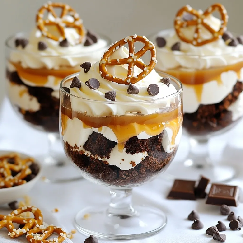 Salted Caramel Brownie Trifle Indulgent Dessert Recipe