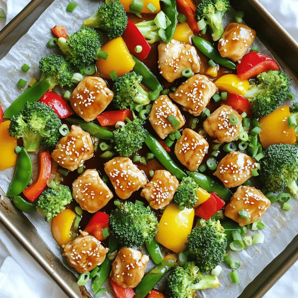Teriyaki Chicken and Veggies Sheet Pan Delight