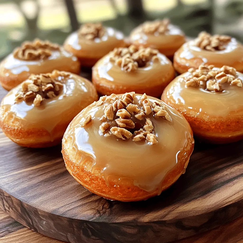 Maple Glazed Carrot Cake Donuts Delightful Treat