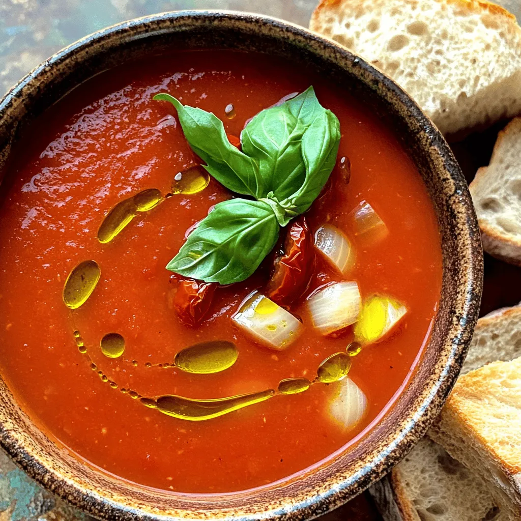Slow Cooker Roasted Tomato Soup Simple and Delicious
