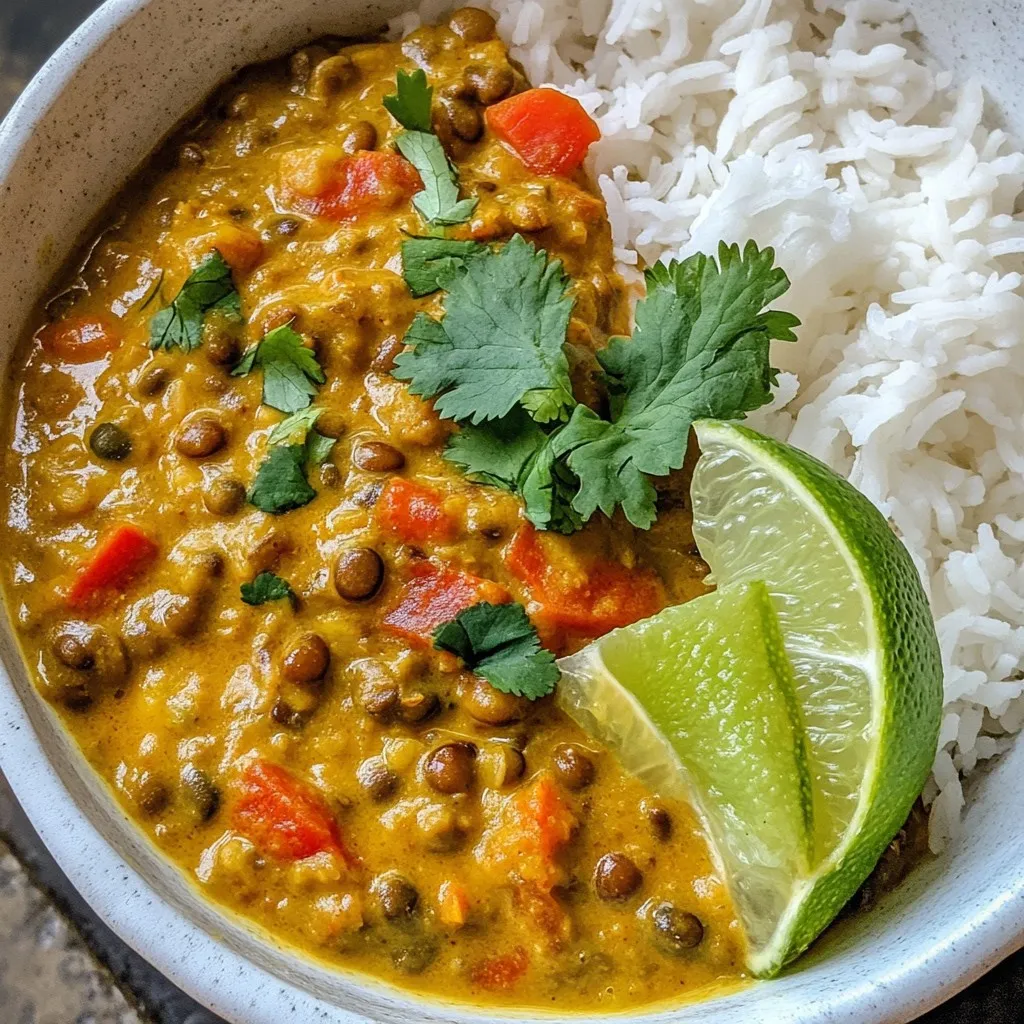 Creamy Coconut Lentil Curry Simple and Flavorful Dish