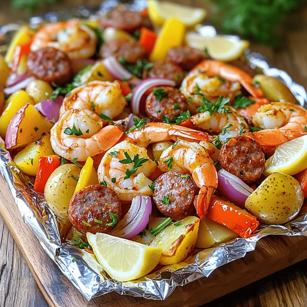Cajun Shrimp &#038; Sausage Foil Packs Easy and Flavorful Meal
