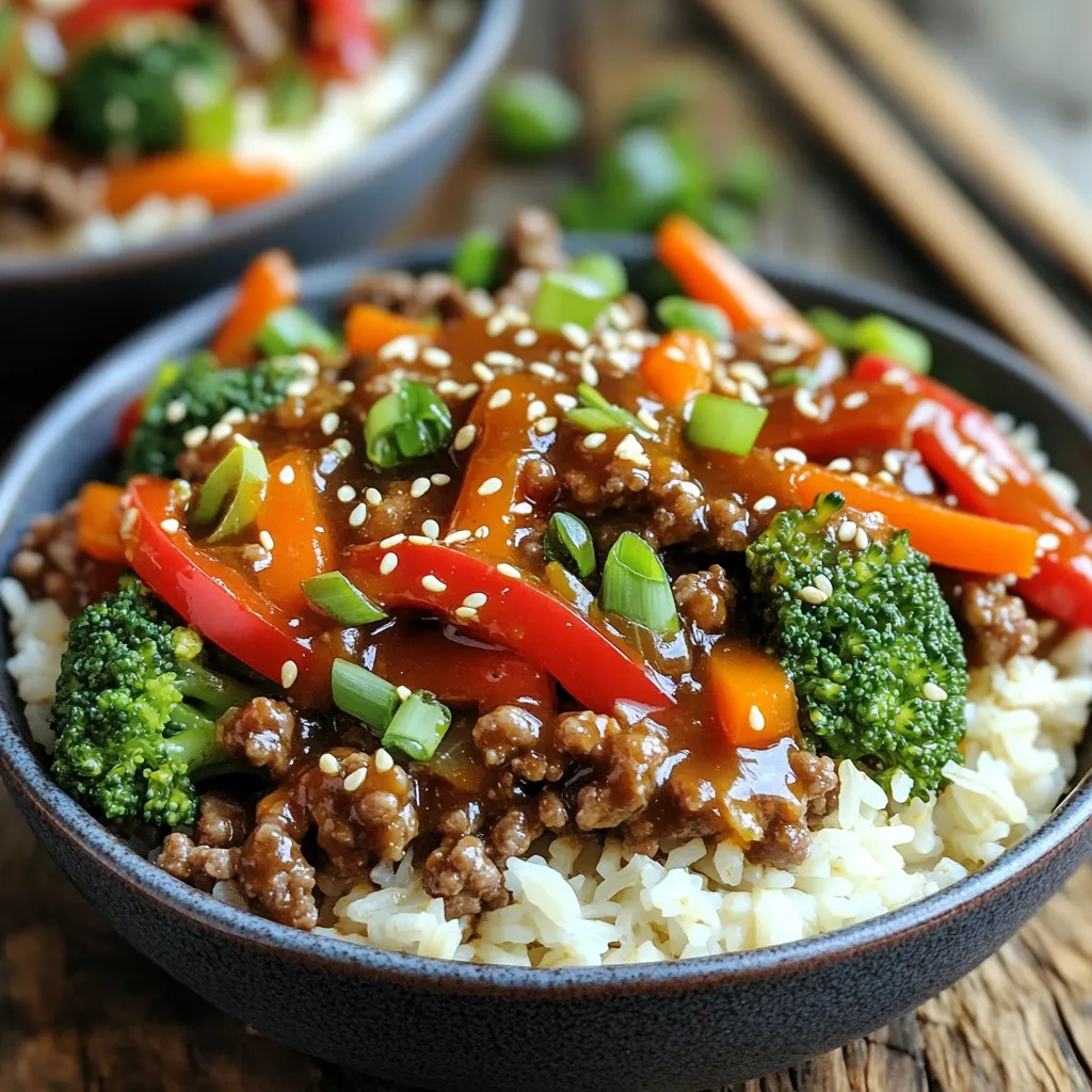 Sweet Chili Beef Bowls Flavorful and Easy Recipe