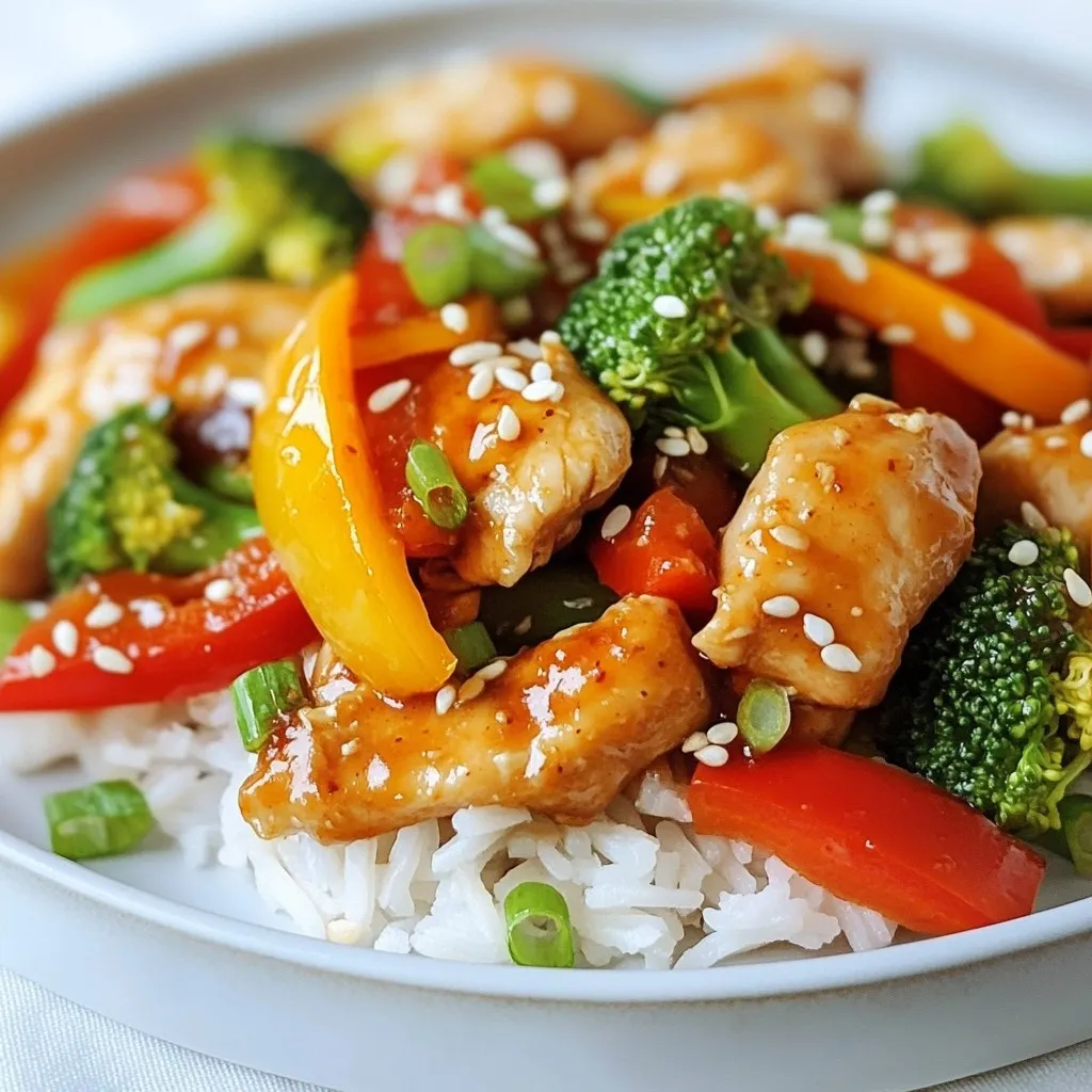 Sweet Chili Chicken Stir-Fry Flavorful Weeknight Meal