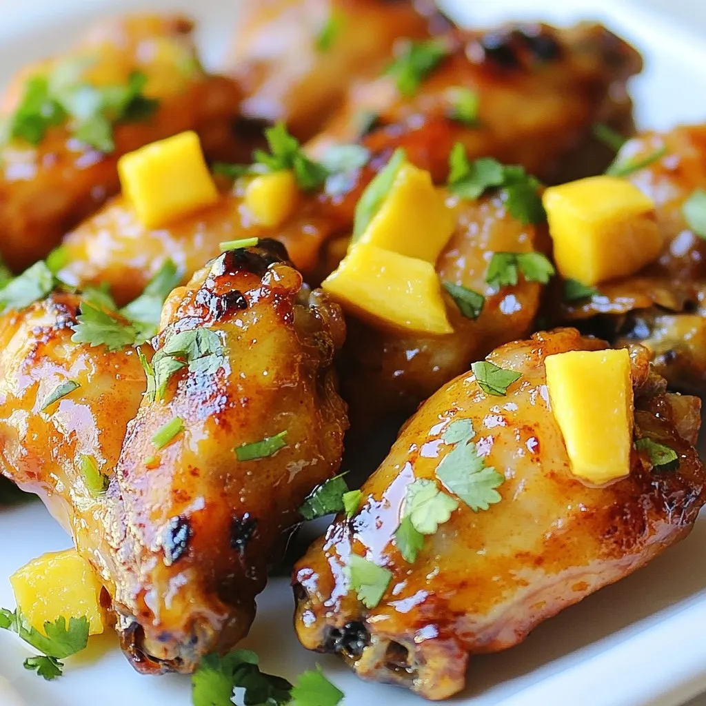 Spicy Mango Habanero Wings Exciting Flavor Explosion