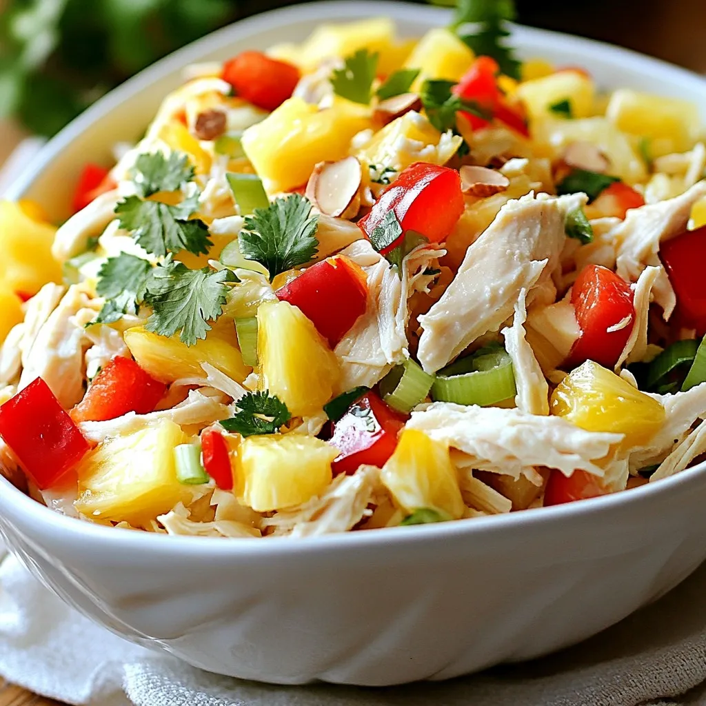 Hawaiian Chicken Salad Fresh and Flavorful Recipe