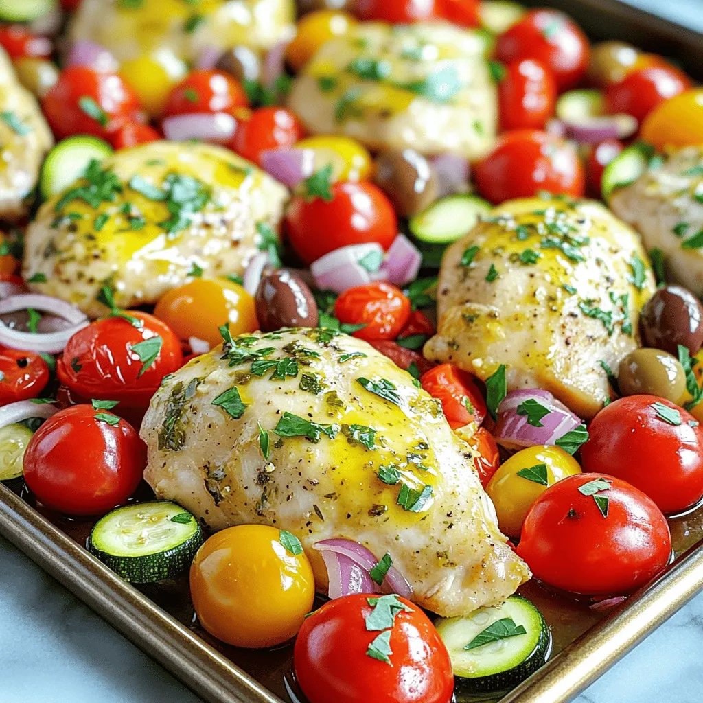 Sheet-Pan Greek Chicken and Veggies Simple Dinner