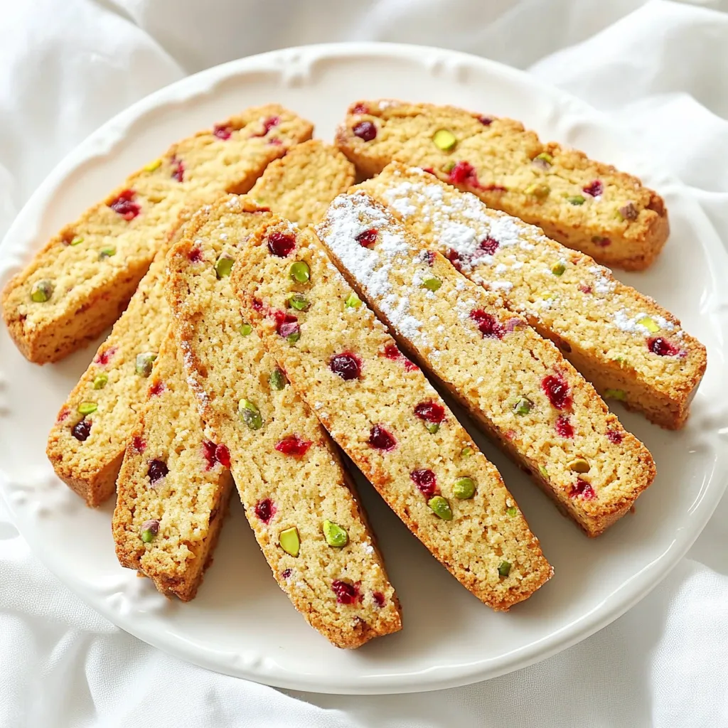 Cranberry Pistachio Biscotti Tasty and Crunchy Treat