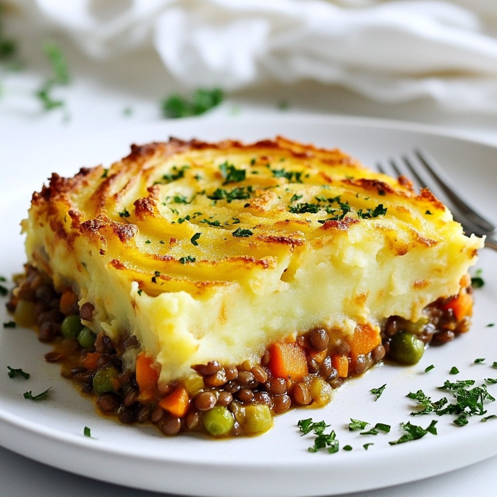 Vegan Lentil Shepherds Pie Flavorful and Hearty Dish