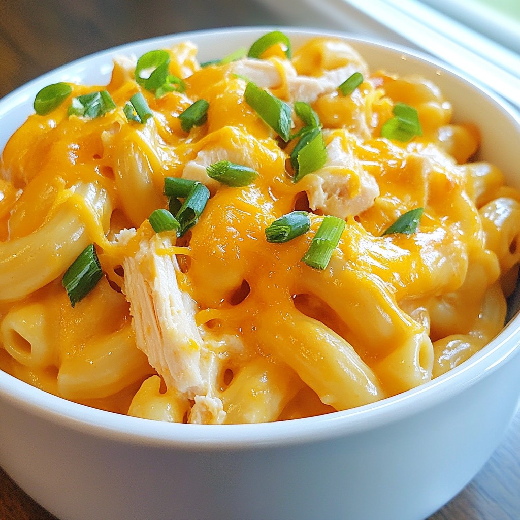 Buffalo Chicken Mac & Cheese Creamy and Comforting Dish