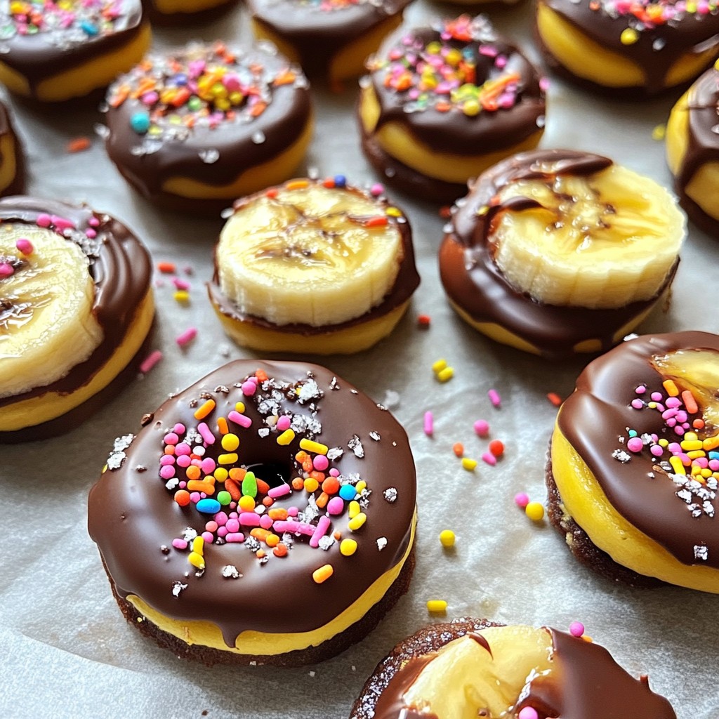 Sweet Kids-Friendly Chocolate Banana Bites Delight