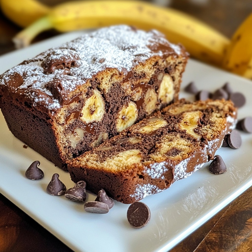 Mocha Swirl Banana Bread Delightful and Simple Recipe