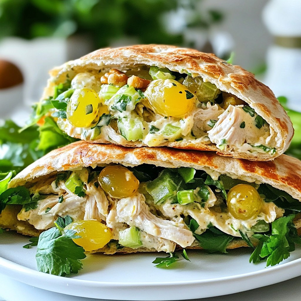Wholesome Kids-Friendly Chicken Salad Pitas Recipe