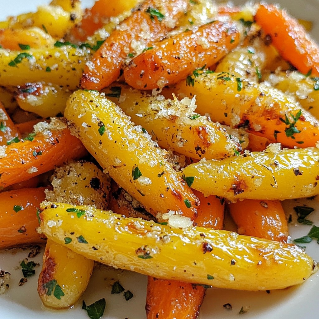 Roasted Garlic Parmesan Carrots Simple and Tasty Dish