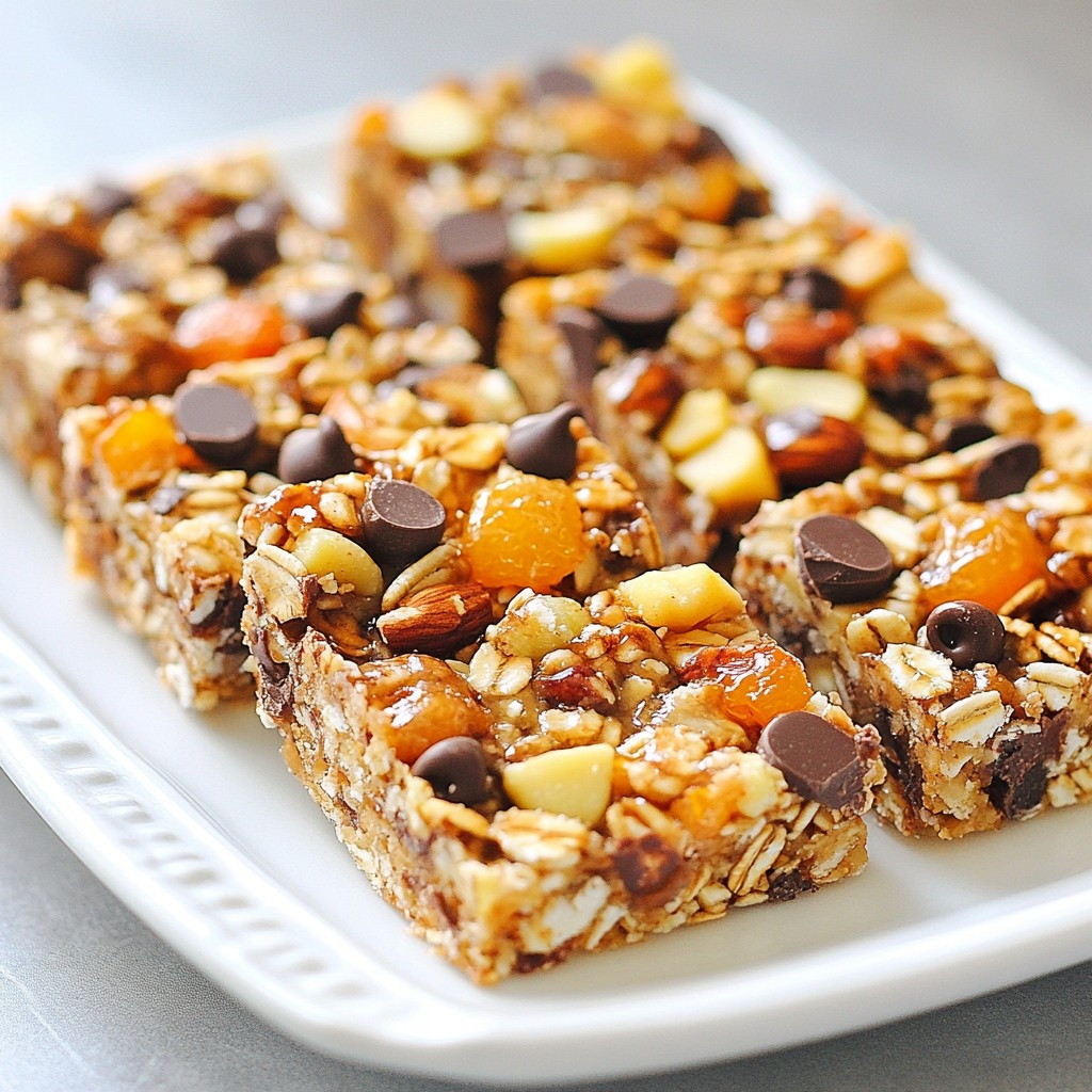Sweet Kids-Friendly Honey Granola Bars Delightful Treat