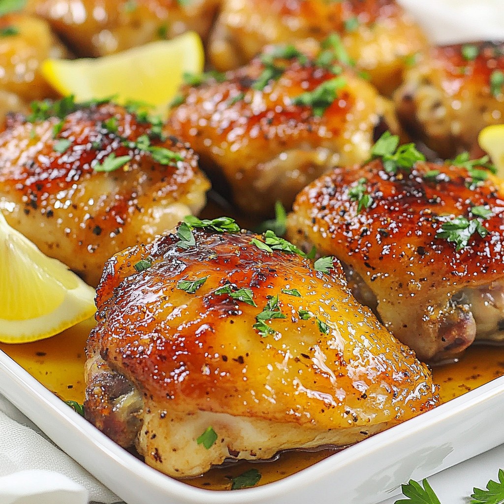 Honey Mustard Chicken Thighs Flavorful Dinner Idea