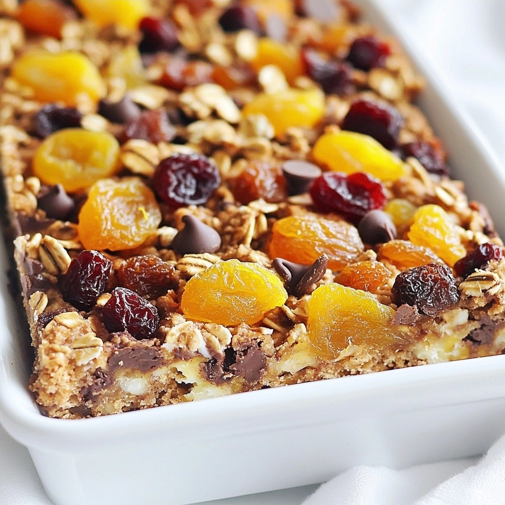 Sweet Kids-Friendly Fruit and Oatmeal Bars Delight