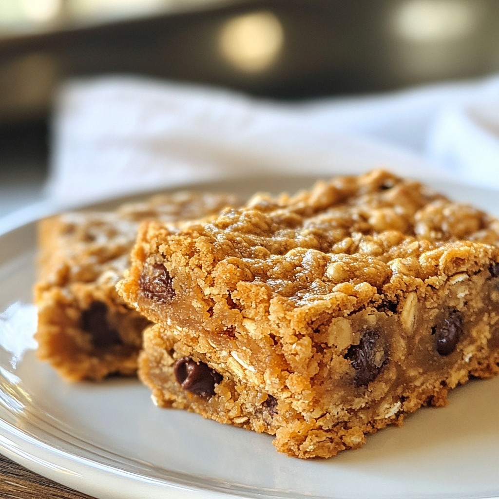 Sweet Kids-Friendly Peanut Butter Oat Bars Recipe