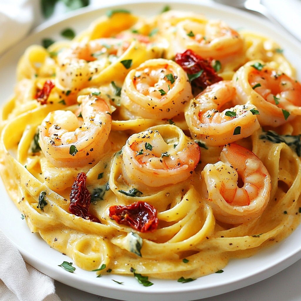 Cajun Shrimp Alfredo Pasta Flavorful and Creamy Dish
