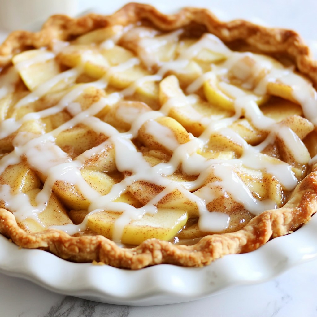 Cinnamon Roll Apple Pie Deliciously Easy Dessert
