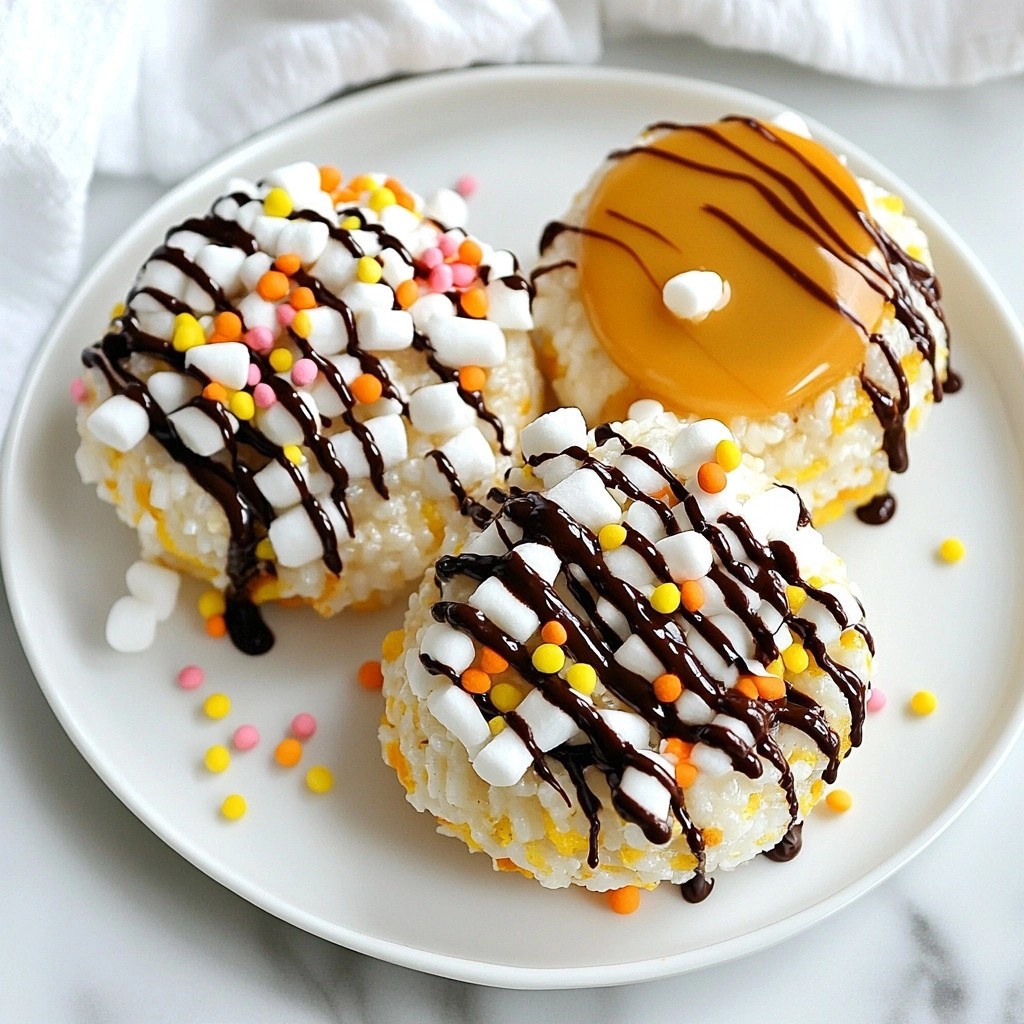 Sweet Kids-Friendly Chocolate Drizzled Rice Cakes Delight