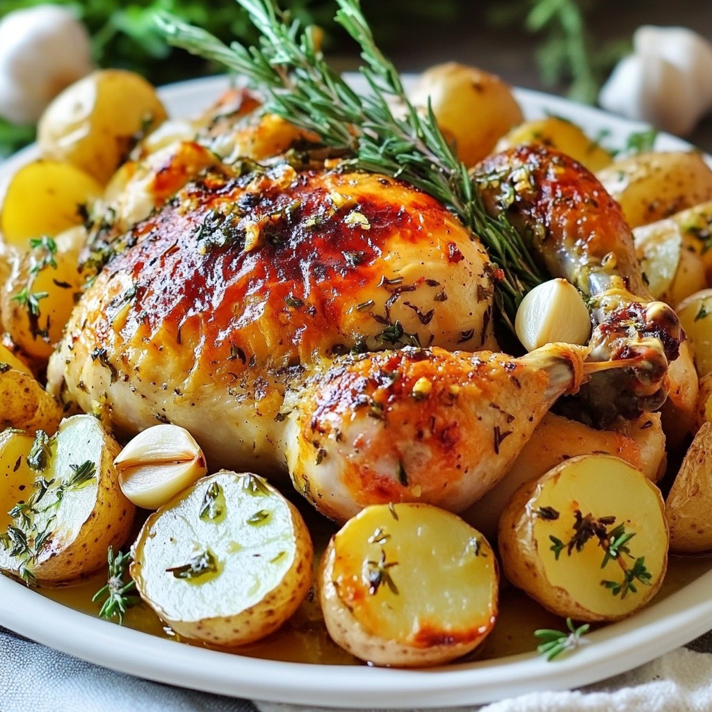 Garlic Herb Roasted Chicken Irresistible Flavor Meal